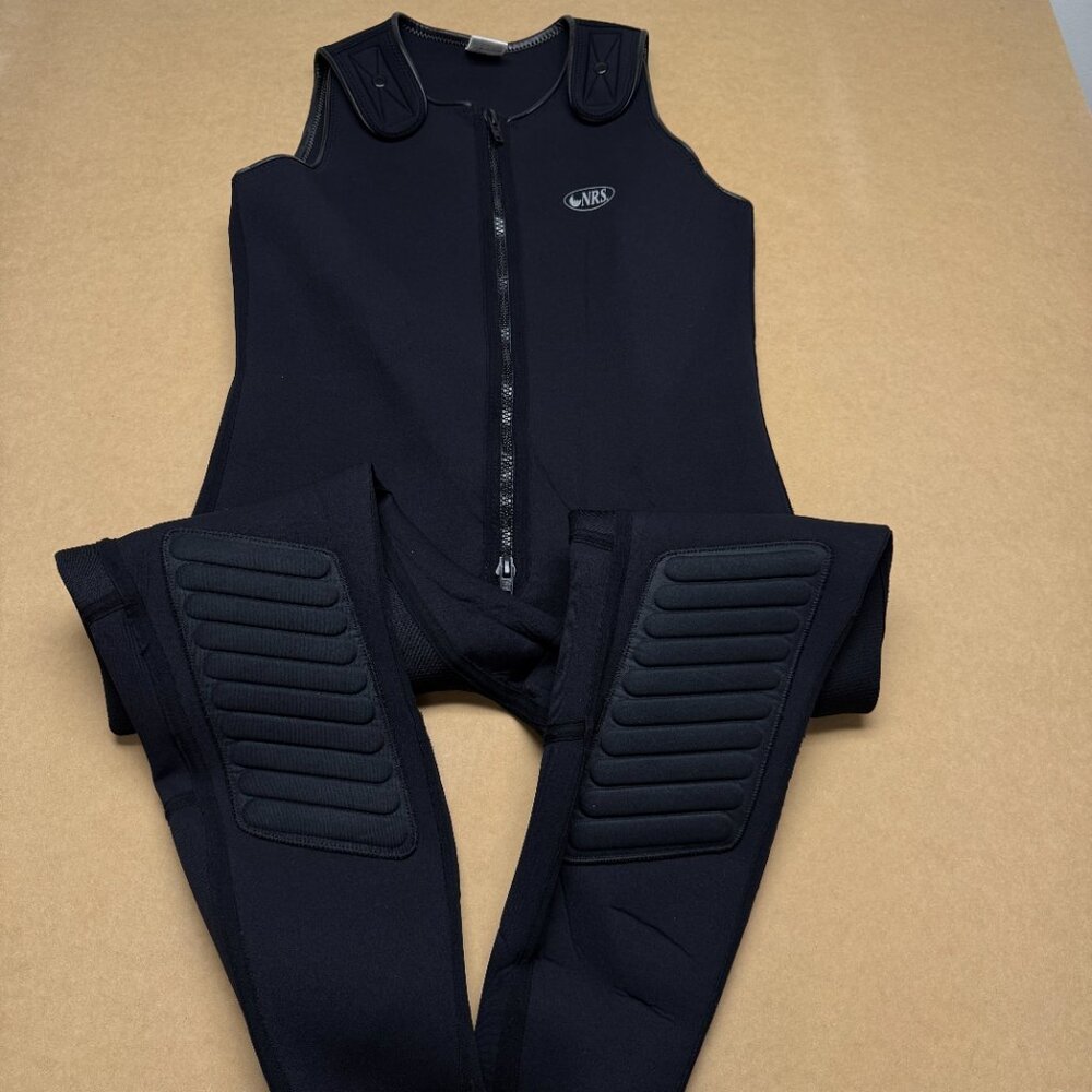 NRS Farmer John Neoprene Titanium Wetsuit Mens Grizzly 2XL Black Kayak Rafting